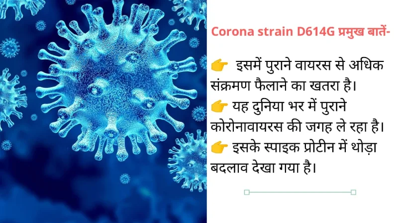 D614G : कोरोनावायरस की नई किस्म सामान्य से 10 गुना ज्यादा घातक और संक्रामक