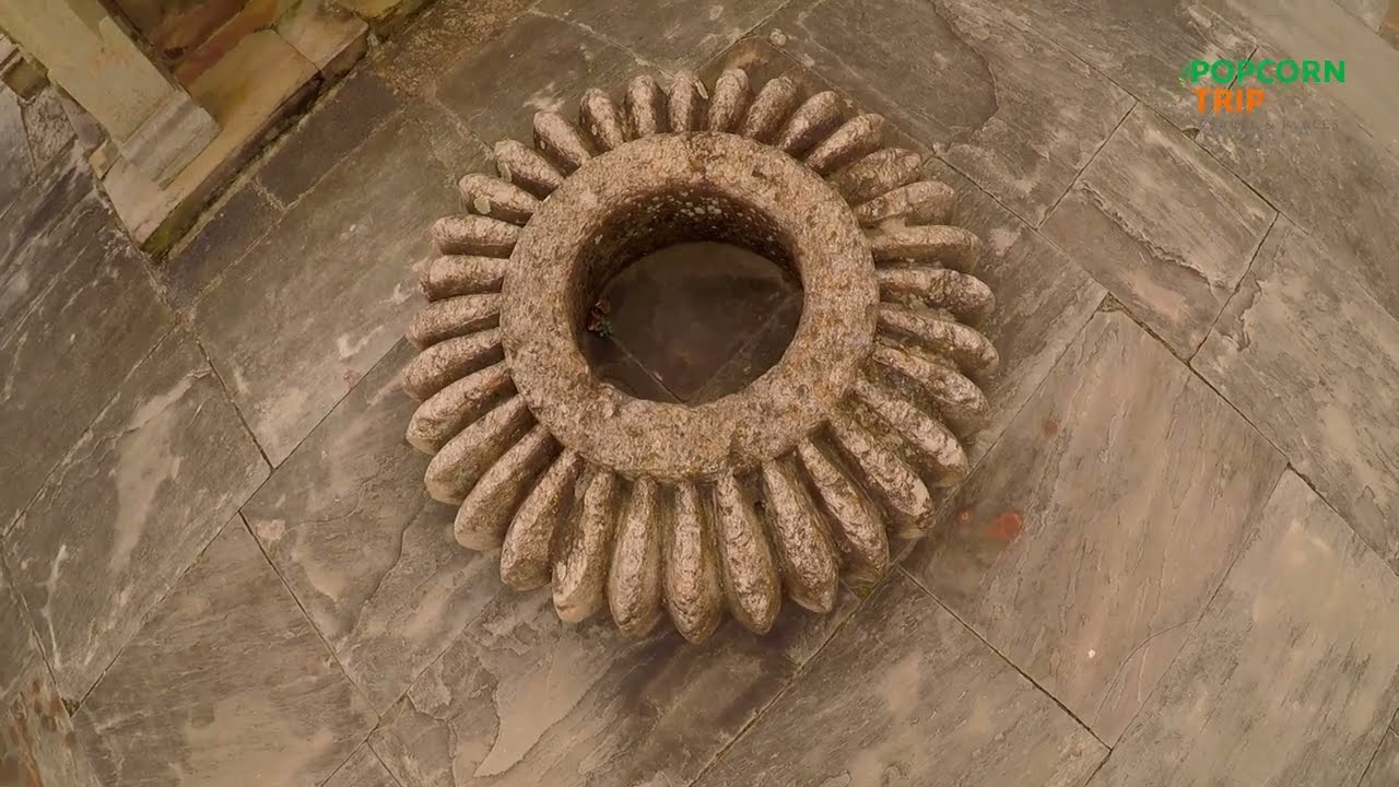 Carved stone detail in the Katarmal film