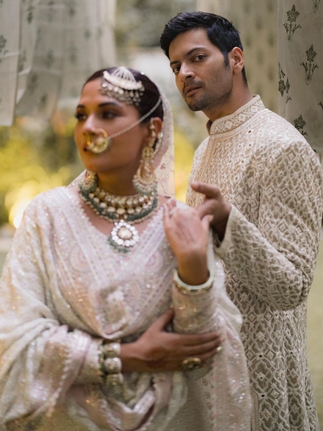 Richa Chadha-Ali Fazal की शादी की पहली तस्वीरें